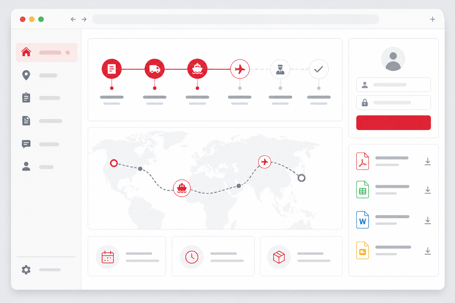 Client and partner portal module