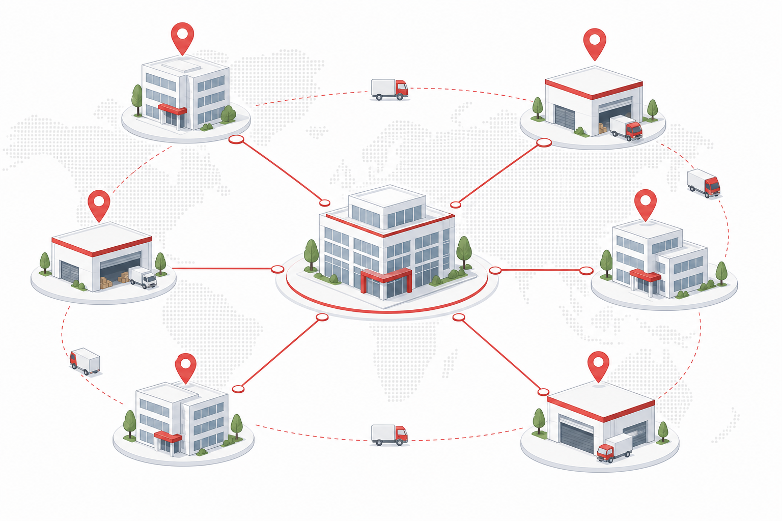 Multi-branch fleet control module