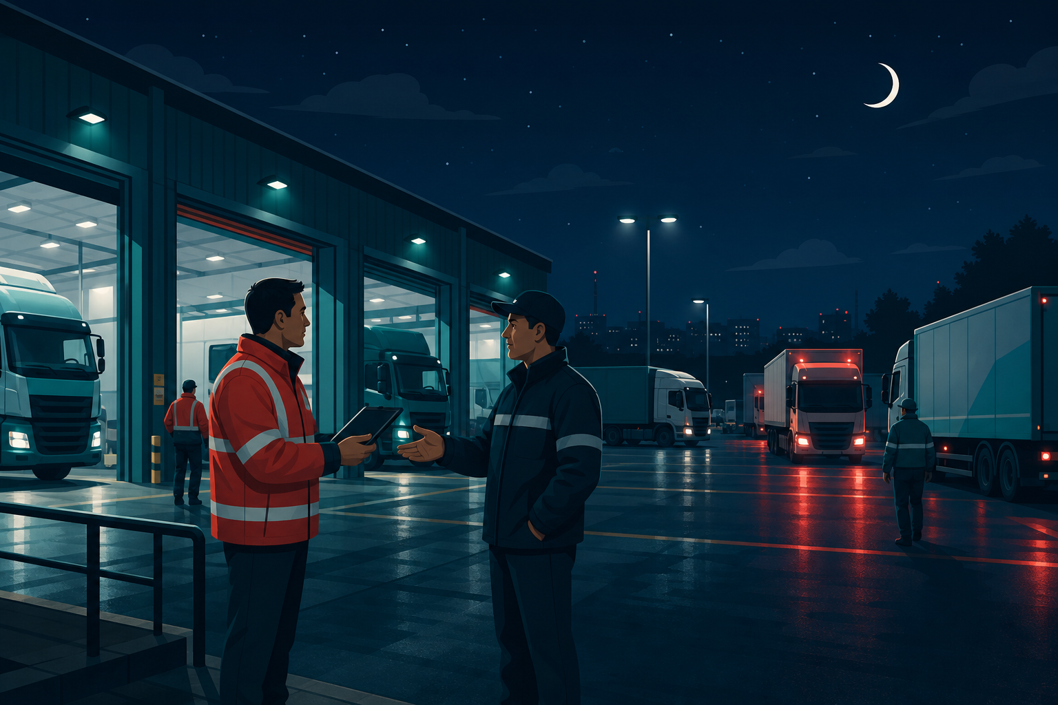 Night Shift Fleet Control: What Changes After 6 PM