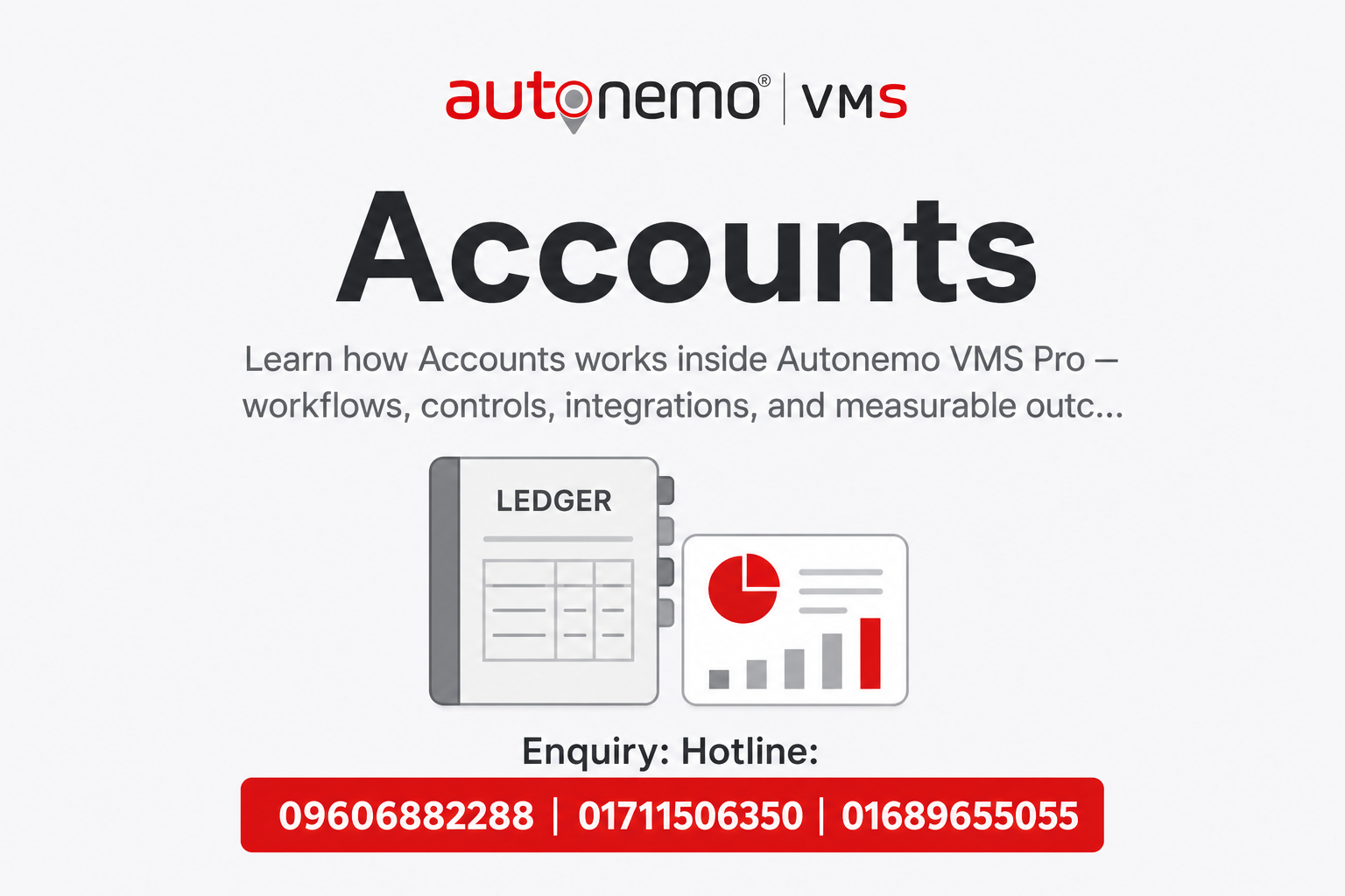 Accounts in Autonemo VMS Pro — Fleet & Transport Guide