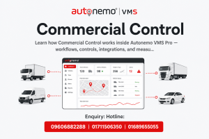 Commercial Control in Autonemo VMS Pro — Fleet & Transport Guide
