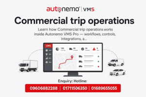Commercial trip operations in Autonemo VMS Pro — Fleet & Transport Guide