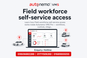 Field workforce self-service access in Autonemo VMS Pro — Fleet & Transport Guide