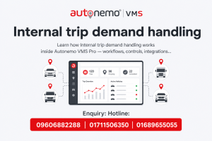 Internal trip demand handling in Autonemo VMS Pro — Fleet & Transport Guide
