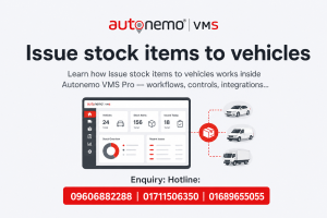 Issue stock items to vehicles in Autonemo VMS Pro — Fleet & Transport Guide