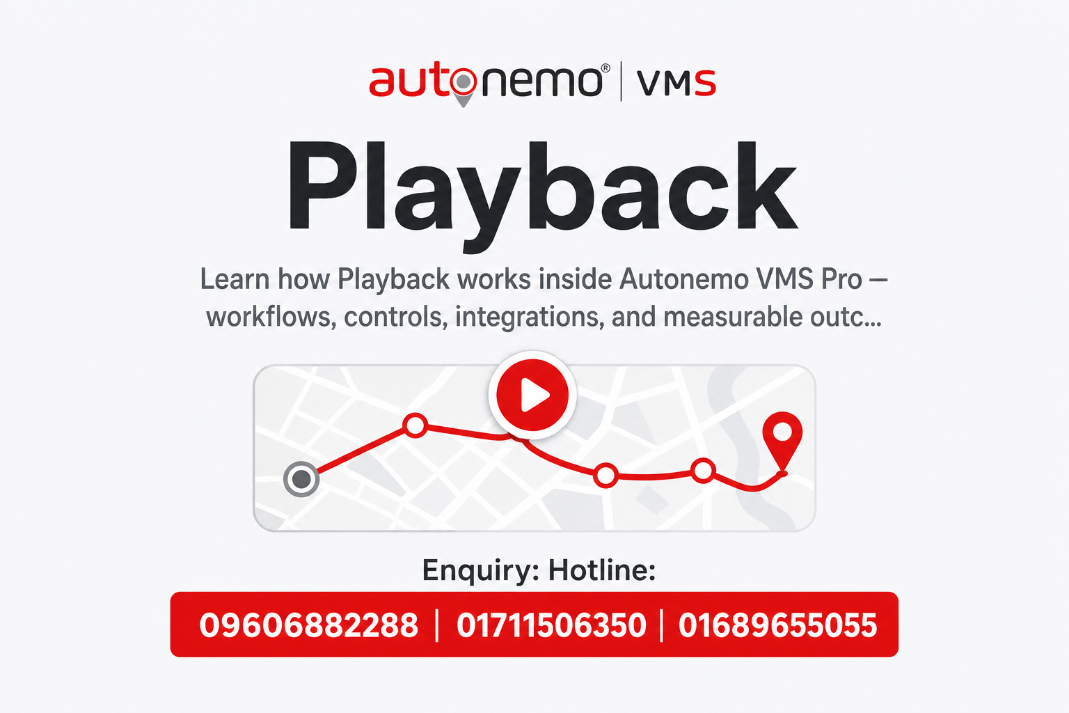 Playback in Autonemo VMS Pro — Fleet & Transport Guide