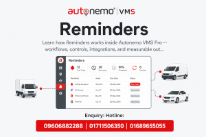 Reminders in Autonemo VMS Pro — Fleet & Transport Guide