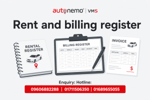 Rent and billing register in Autonemo VMS Pro — Fleet & Transport Guide