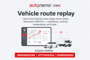 Vehicle route replay in Autonemo VMS Pro — Fleet & Transport Guide