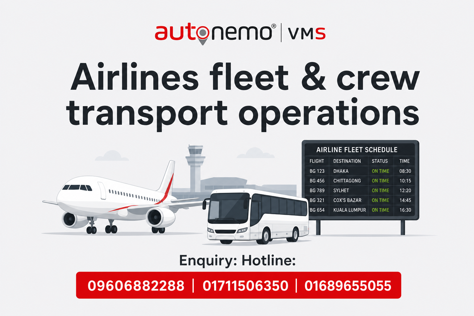 Fleet Roster Airlines Fleet Operations VMS | Crew, Schedule & Roster | Autonemo VMS Pro