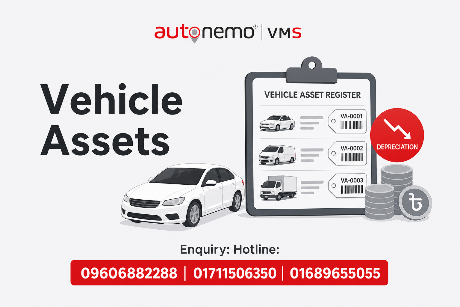 Vehicle Assets Module — VMS Guide | Autonemo VMS Pro