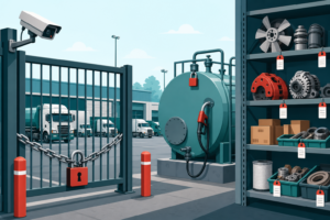 Preventing Parts and Fuel Theft in Transport Depots
